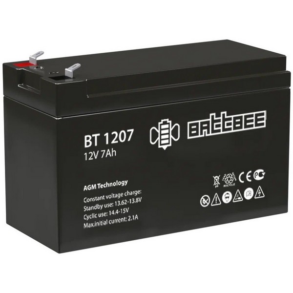 Аккумулятор для ИБП DELTA Battbee BT 1207 12 В 7 Ач