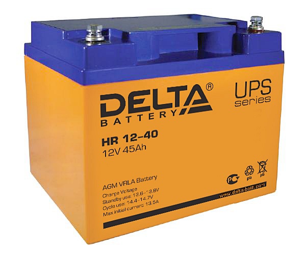 Аккумулятор для ИБП Delta Battery HR 12-40 12 В 45 Ач