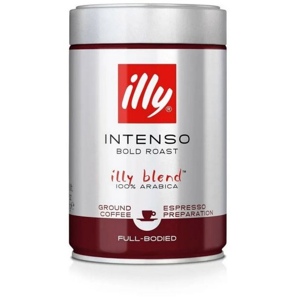 Кофе молотый ILLY Intenso обжарка средняя 1 шт 0,2 кг