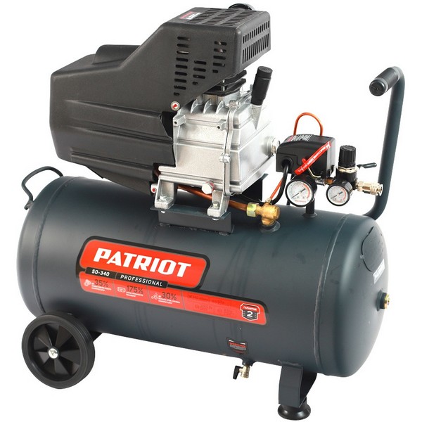 Компрессор Patriot Professional 50-340 2000 Вт, 340 л/мин, 50 л