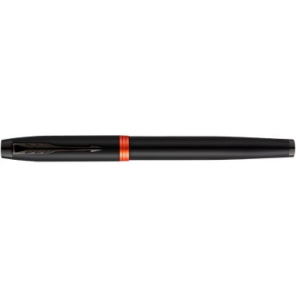 Ручка роллер PARKER IM Vibrant Rings T315 коробка подарочная черный/оранжевый CW2172945